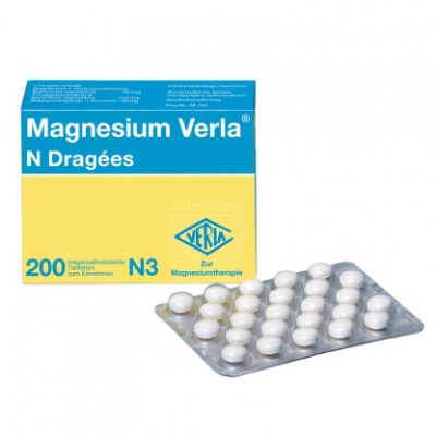 Фото препарата Магнезиум Верла Magnesium Verla N Dragees 10X100 шт